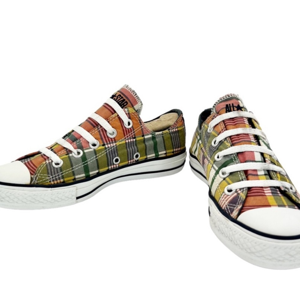 Converse Chuck Taylors All Star Madras Plaid Sneakers - Picture 4 of 14